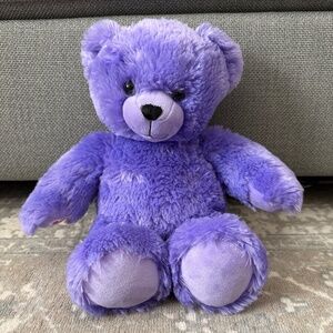 Purple and Lavender Teddy Bear - Purple Build-A-Bear - Limited Edition - Rare